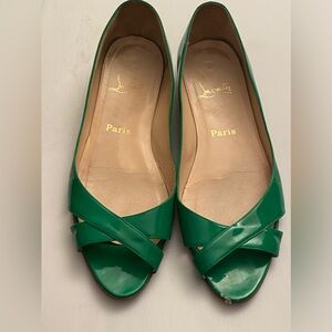 Green Patent Leather Louboutin
